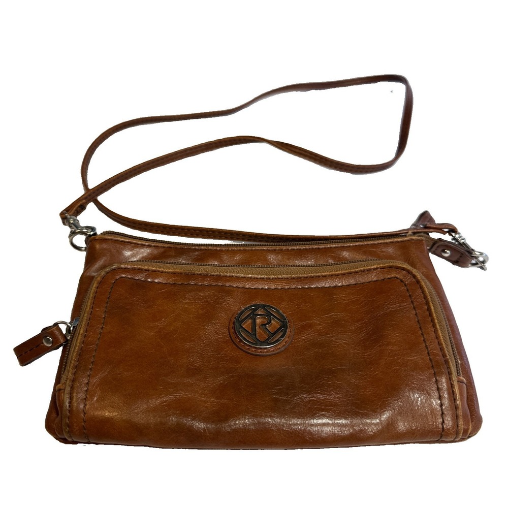 VTG.  RELIC by Fossil Brown Cognac Crossbody Small Purse